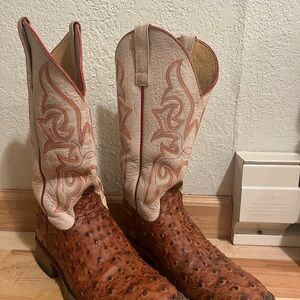 Two-Tone Western Cowboy Boots